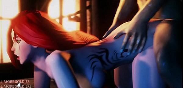  KATARINA anal FUCK - League of Legends - Porn Game
